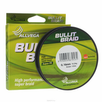 Леска плетеная Allvega "Bullit Braid", цвет: темно-зеленый, 135 м, 0,16 мм, 10,2 кг