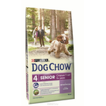 Корм сухой "Dog Chow" для собак старше 9 лет, с ягненком, 14 кг