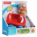 Fisher price "Смейся и учись" Ученый щенок на машинке