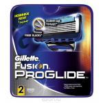 Сменные кассеты для бритья Gillette Fusion ProGlide, 2 шт.