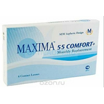 Maxima контактные линзы 55 Comfort Plus (6шт / 8.6 / +6.00)