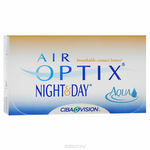 CIBA контактные линзы Air Optix Night & Day Aqua (3шт / 8.4 / -4.50)