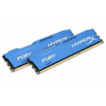 Модуль памяти Kingston HyperX Fury Blue PC3-12800 DIMM DDR3 1600MHz CL10 - 8Gb KIT (2x4Gb) HX316C10FK2/8