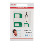 Аксессуар Activ SIM 3 in 1 Green