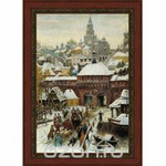 Арт-постер в багете "Москва. Конец XVII века" (А. М. Васнецов), 28 см x 40 см