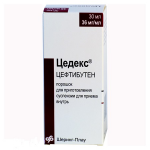 Цедекс порошок для приема внутрь для детей 180мг/5мл 30мл