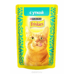 Консервы для кошек "Friskies", с уткой, 85 г