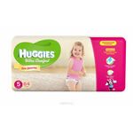 Huggies Ultra Comfort Подгузники для девочек 5, 12-22 кг, 64 шт