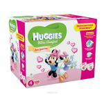 Huggies Ultra Comfort Подгузники для девочек 4, 8-14 кг, 126 шт