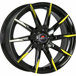 Yokatta Model-32 6.5X16/4X108 ET31 D65.1 Bk+Y