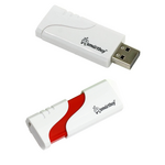 USB Flash Drive 8Gb - SmartBuy Hatch White SB8GBHTH-W