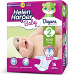 Подгузники Helen Harper Baby Mini 3-6 кг. (16 шт.) Размер 2 Подгузники Helen Harper Baby Mini 3-6 кг. (16 шт.) Размер 2