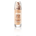 Maybelline New York Тональный Крем-Флюид Dream Satin Fluid, оттенок 010, Натурально-бежевый, 30 м