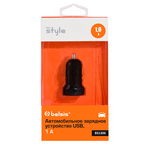 Зарядное устройство Belsis USB 1000 mA Black BS1306