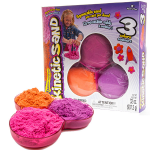 Кинетический песок Kinetic sand Kinetic sand 71403 Кинетик сэнд Кинетический песок для лепки 900 грамм, 3 цвета в наборе