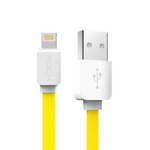 Аксессуар ROCK Flat USB - Lightning 1m Yellow