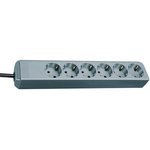 Сетевой фильтр Brennenstuhl Eco-Line 6 Sockets 1.5m Metallic 1159440015