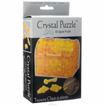 Crystal Puzzle Сундук, цвет: оранжевый. Объемный 3D-пазл, 52 элемента