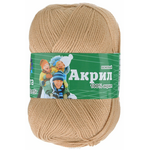 Пряжа Астра "Акрил", цвет: бежевый, 300 м, 100 г, 3 шт