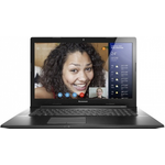 Ноутбуки Lenovo Lenovo G70-80 (Celeron 3205U 1500 MHz/17.3/1600x900/4.0Gb/500Gb/DVD-RW/Wi-Fi/Bluetooth/Linux)