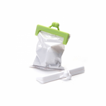 Клипсы для пакетов clipurse белые/зелёные (1084638)