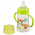 Бутылочка для кормления Happy Baby с ручками и силиконовой соской Baby Bottle Lime 10008 (широкое горлышко) 250 мл