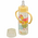 Бутылочка для кормления Happy Baby с ручками и силиконовой соской Baby Bottle Yellow 10007 (узкое горлышко) 250 мл