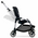 BUGABOO коляска Bee3 шасси Black/сиденье Grey Melange/капюшон RED