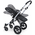 BUGABOO Коляска 2 в 1 Cameleon3  BLACK/ ICE BLUE черное шасси капюшон с расширением