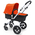 BUGABOO Коляска 2 в 1 Cameleon3  BLACK/ ICE BLUE серебристое  шасси капюшон с расширением