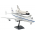 Revell Сборная модель Самолет Boeing 747 SCA и космический корабль Space Shuttle