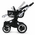 BUGABOO Коляска для погодок Donkey+ Duo BLACK/PETROL BLUE серебро шасси Donkey + Duo