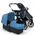 BUGABOO Коляска для погодок Donkey+ Duo BLACK/ICE BLUE серебро шасси Donkey + Duo