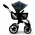 BUGABOO Коляска для двойни  2 в 1 Donkey + Twin BLACK/ DIESEL DENIM серебро шасси Donkey + Twin