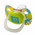 Пустышка силиконовая Happy Baby симметричной формы с колпачком Baby Pacifier 13010 Blue (0-6 мес)