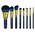 Набор кистей для макияжа Royal & Langnickel Guilty Pleasures... Pride™ 8pc Travel Brush Kit