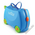 Чемодан на колесиках Terrance (голубой) (Trunki 0054-GB01-P1)