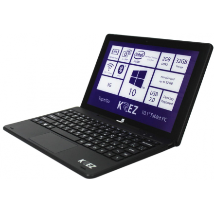 Планшеты Krez Krez TM1005 Slim 10.1” 3G 32Gb (10.1/1280x800/2048Mb/WIFI/Windows 10)