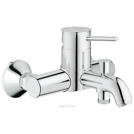 Смеситель для ванны GROHE BauClassic с переключателем ваннадуш (32865000)