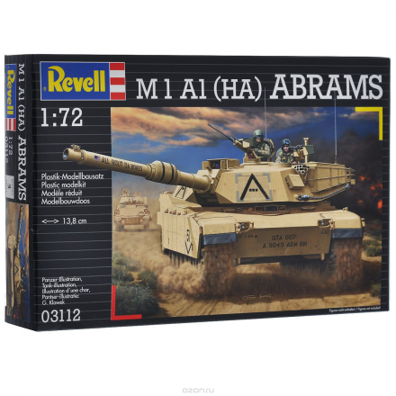 Сборная модель Revell "Танк M1 A1 (HA) Abrams"