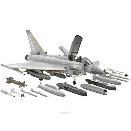 Сборная модель Revell "Самолет-истребитель Eurofighter Typhoon", 2 пилота