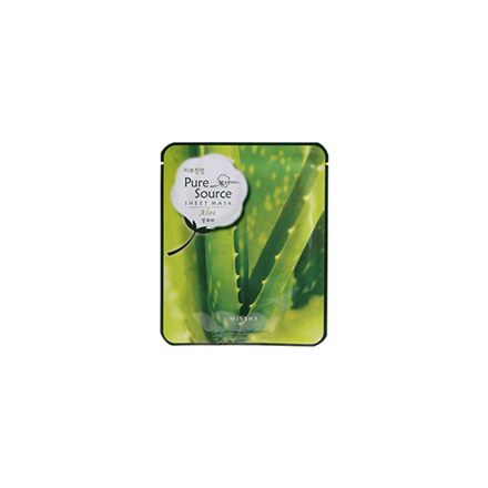 Тканевая маска Missha Pure Source Sheet Mask Aloe (Объем 21 г)