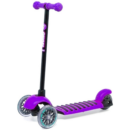 Самокат Y-BIKE 3-х колесный Glider Deluxe mini (purple) open box