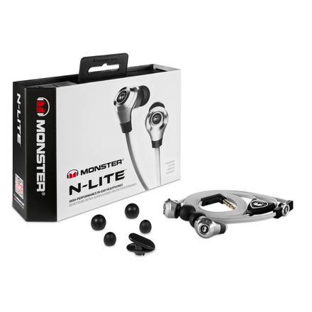 Внутриканальные наушники Monster N-Lite In-Ear Silver