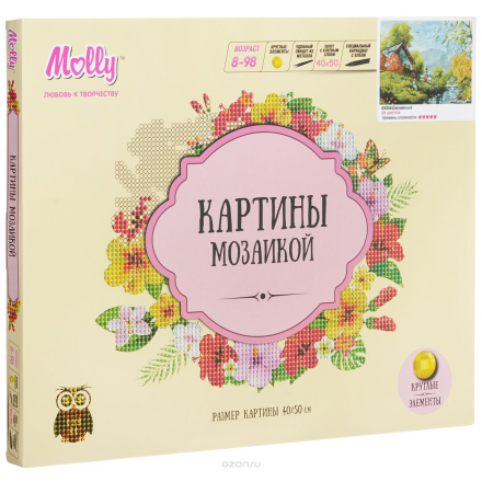 Molly Картина мозаикой Деревенька