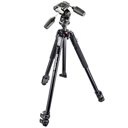 Штатив премиум Manfrotto 190X Alu W 804 MK II (MK190X3-3W1)