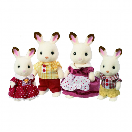 Фигурки животных Sylvanian Families Семья Шоколадных Кроликов