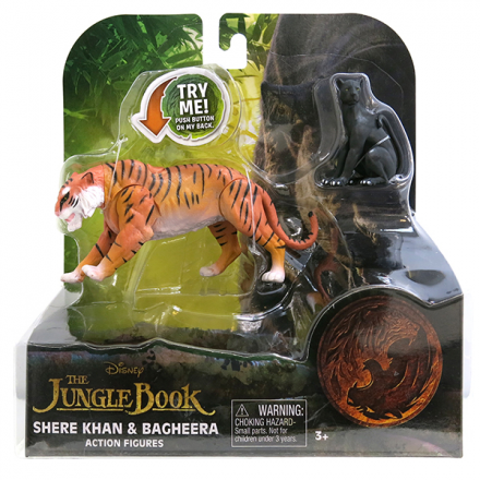 Набор фигурок Jungle Book Jungle Book 23255A Книга Джунглей 2 фигурки в блистере (Шерхан и Багира)