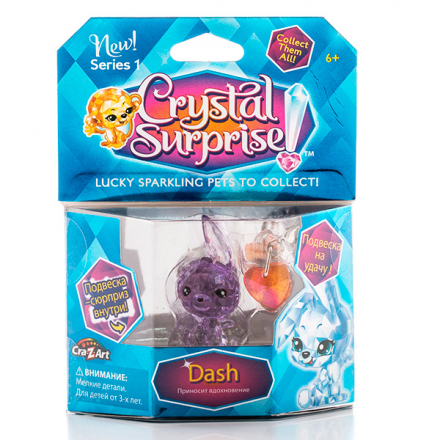 Фигурка Crystal Surprise Crystal Surprise 45701 Кристал Сюрприз Фигурка Кролика + подвески