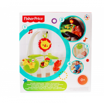 Мобиль Fisher Price Растем вместе (из серии друзья из тропического леса)